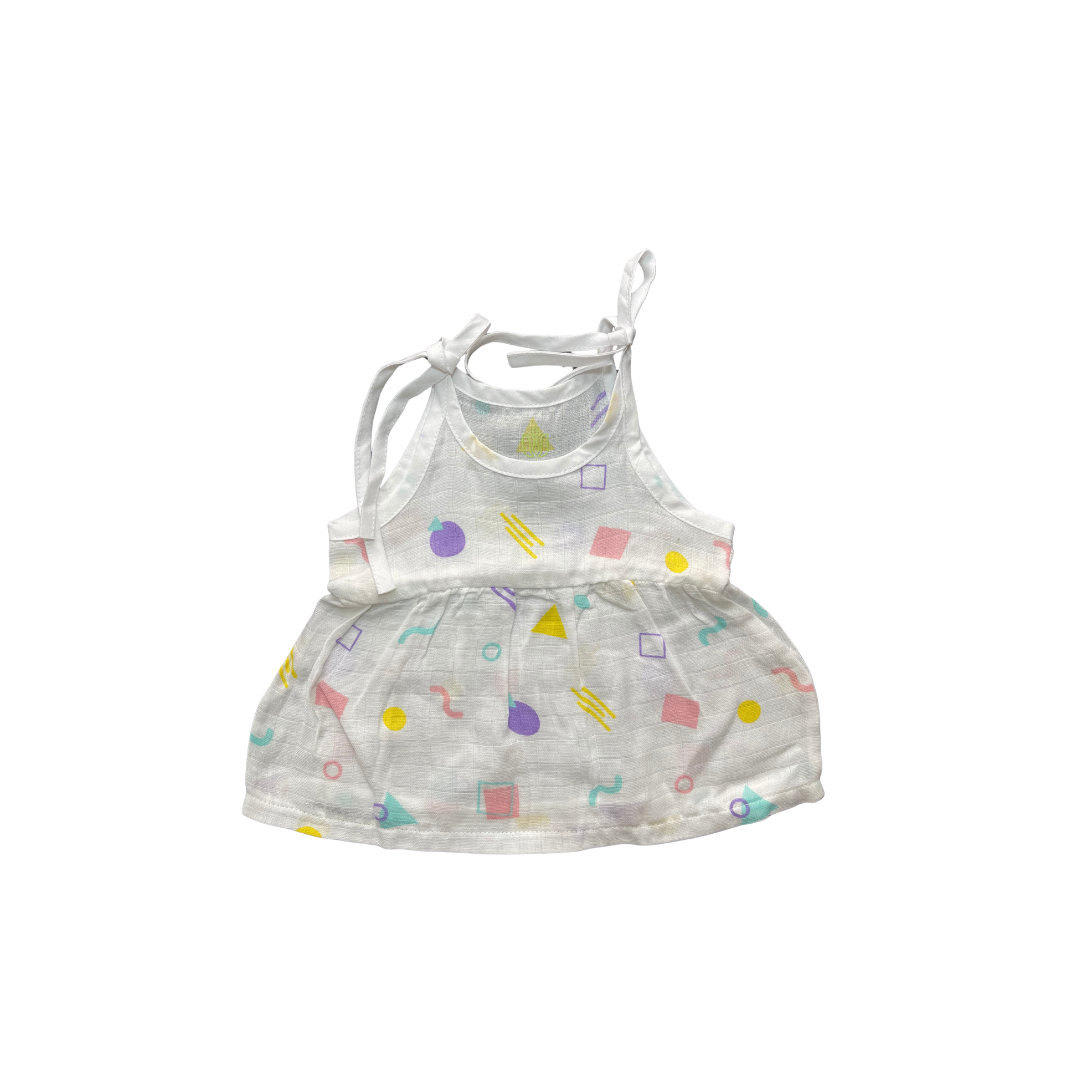 Baby frock NB - cotton muslin