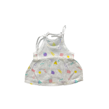 Baby frock NB - cotton muslin