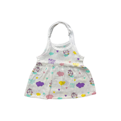 Baby frock NB - cotton muslin