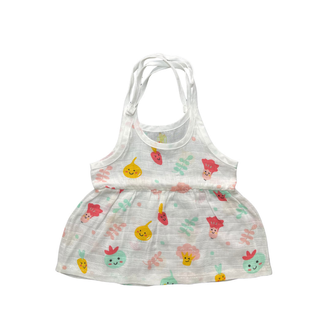 Baby frock NB - cotton muslin